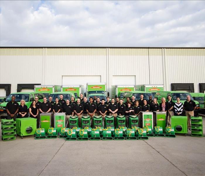 Our SERVPRO Team posing for a photo.